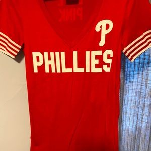 NWOT Pink Victoria’s Secret Phillies T-shirt